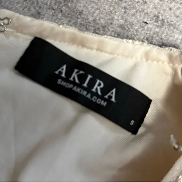 Akira Sequin Glam Feathers Mini Longsleeve Dress - Image 2