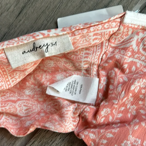 Audrey 3+1 bandana tie back top - Image 5