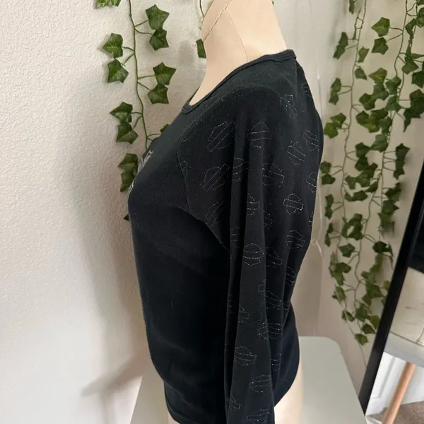 JONES HARLEY Harley Davidson Cycles LONG SLEEVE size medium - Image 5