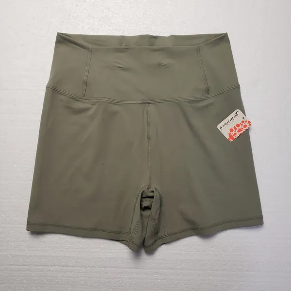 Free People Movement Never Better Biker Shorts in Sage Stone size L NWT - Image 6