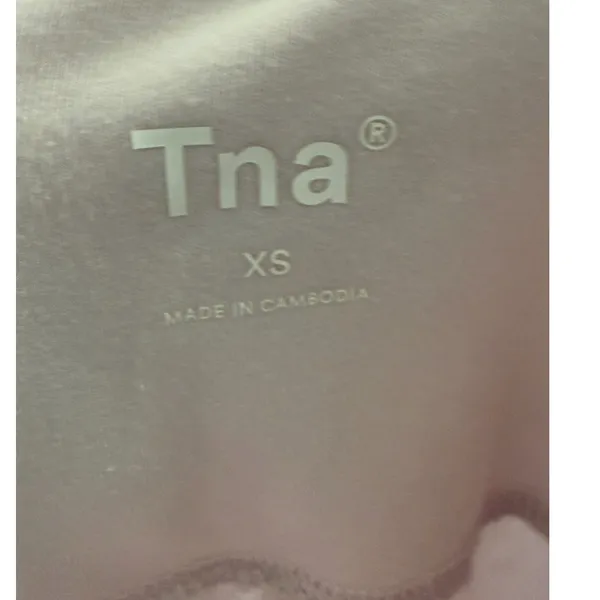 Aritzia Tna light pink high-waisted flare leggings - Image 4
