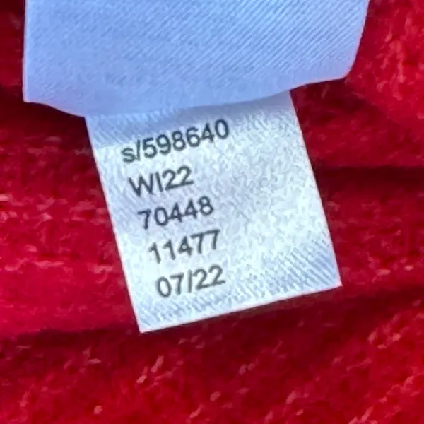 NWOT LOFT Rhinestone Buttons Relaxed‎ Fit Knit Cardigan Sweater Red Small - Image 11