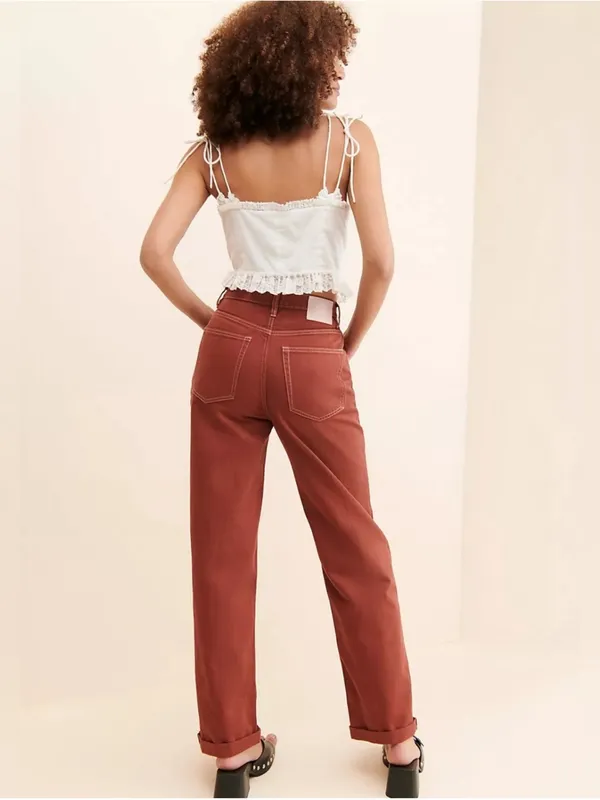 NWT Free People ZGY Hi & Loose Super High Rise Jeans Sz 27 - Image 8