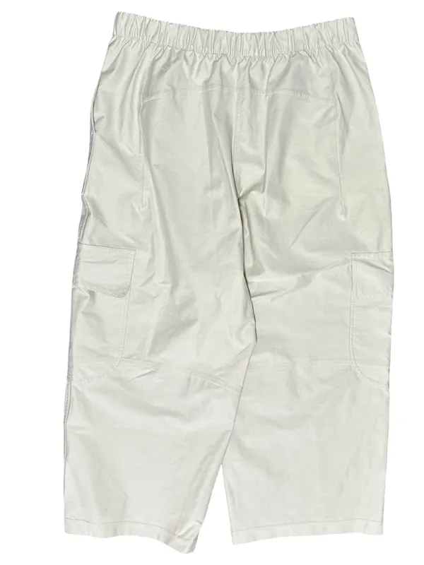 Lululemon Women’s Size 31 Natural Ivory Cream Utilitech Cargo Cropped Pants - Image 6