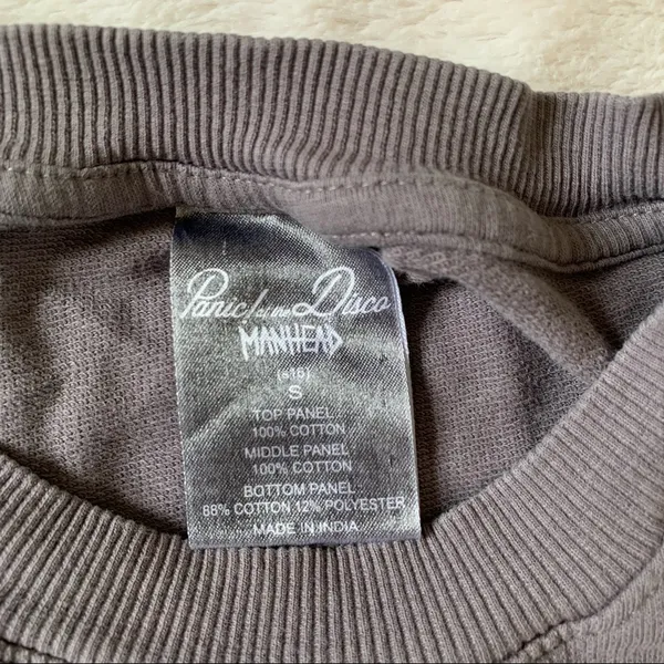 Panic! At The Disco Lightweight Sweatshirt Gray - Image 4