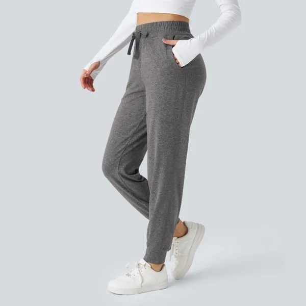NWT Halara High Waisted Ruched Yoga Joggers Large - Image 3