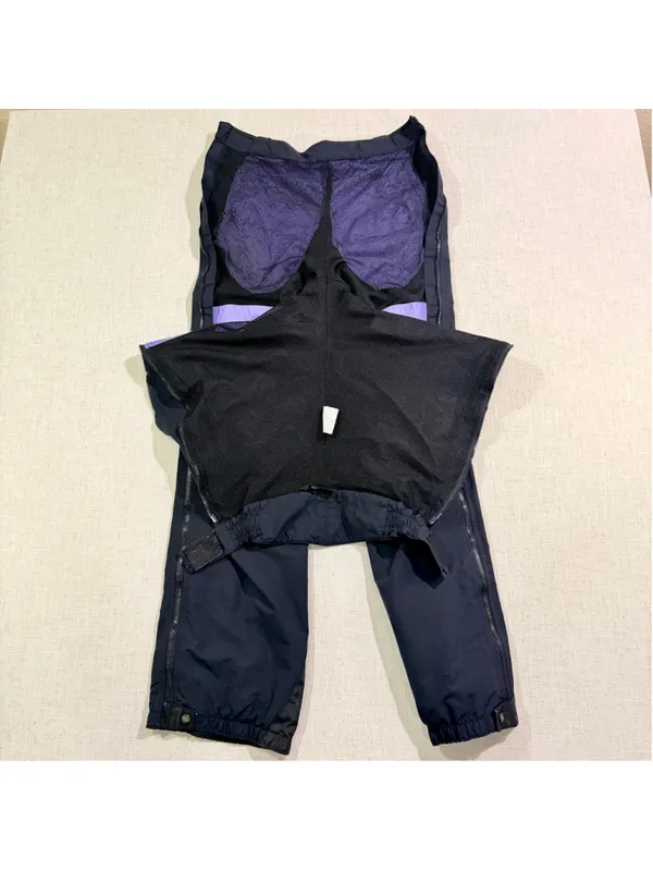 Vintage Patagonia Women’s 12 Full Side Zip Ski Snowboard Shell Pants Black Laven - Image 15