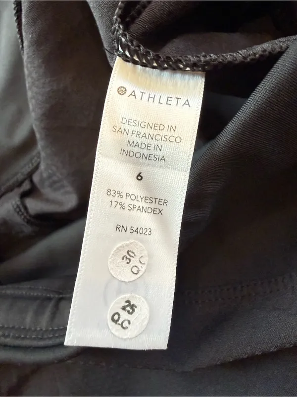 Athleta Quest Hybrid Tight Black Sculpting High-Waist Leggings Size 6 - Image 5