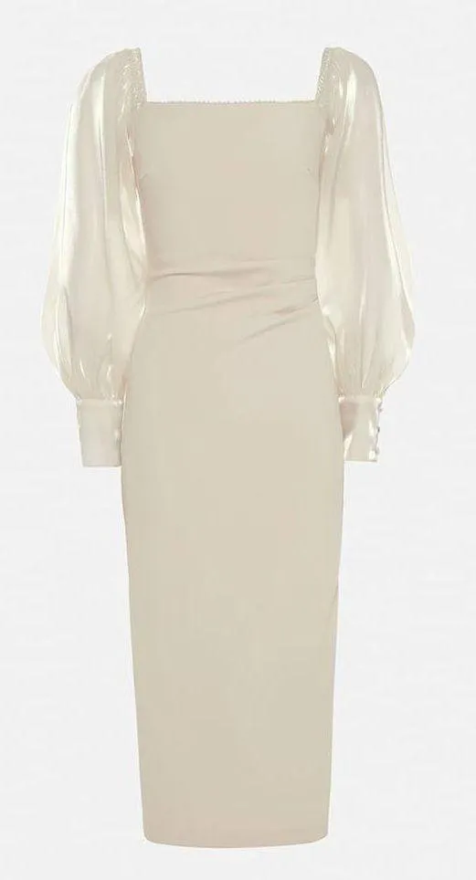 Bridal Midi Dress - Image 3