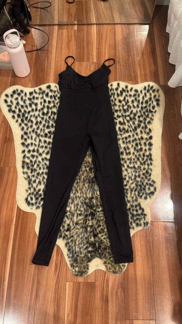 Black athletic jumpsuit - Image 4