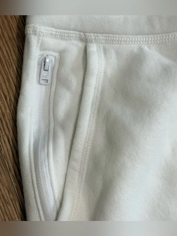 Hollister White‎ Drawstring Jogger Sweatpants - Image 3