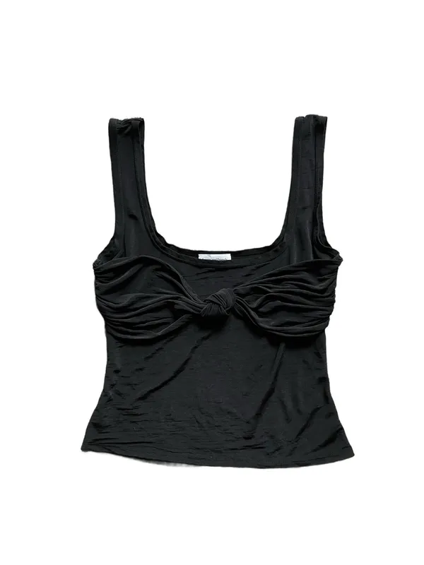 Revolve Lovers + Friends Black Sheer Knit Tank Going Out Top Small - Image 2