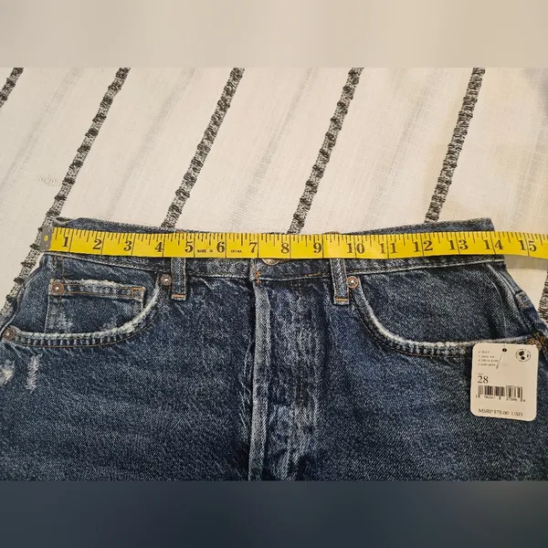 Free People Denim Short - Image 2