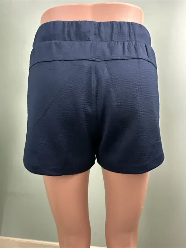 Zyia Active Women's Blue Relaxed Texture Shorts Size XL (Runs Small) NWT - Image 9