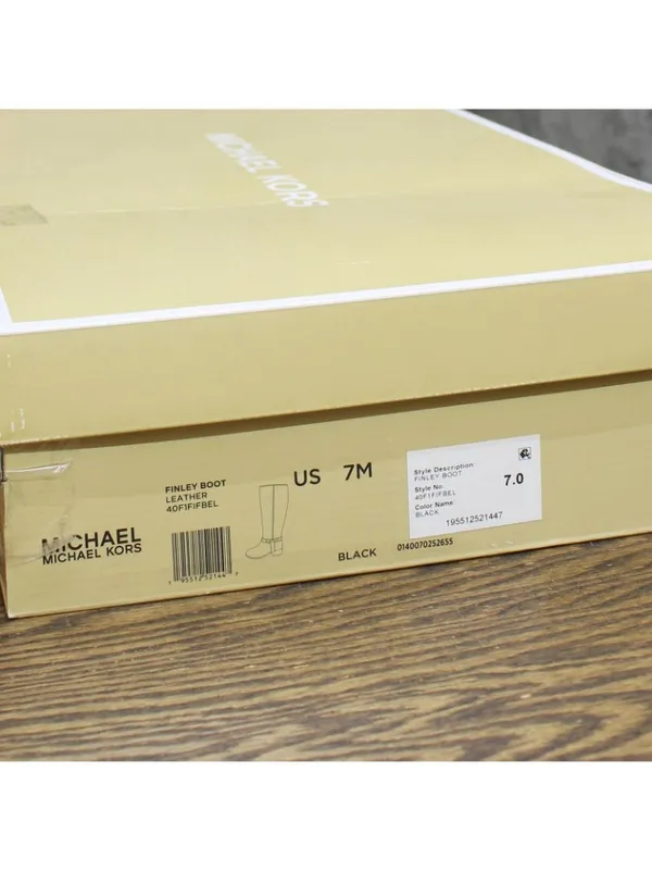 NWT Michael Michael Kors Finley Knee-High Riding Boots 40F1FIFBEL Black 7M - Image 13