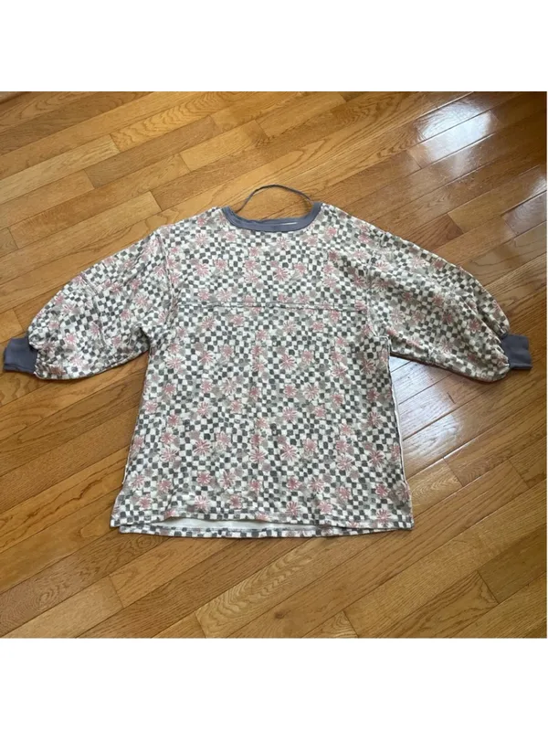 FP We The Free Coastal Printed Crew Tunic Dress in Terracotta Combo Size Medium - Image 4