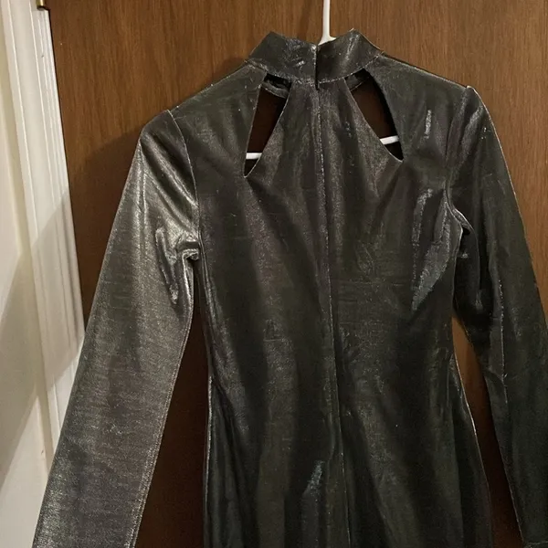 Revolve MISHA Tamika metallic mini dress - Image 9