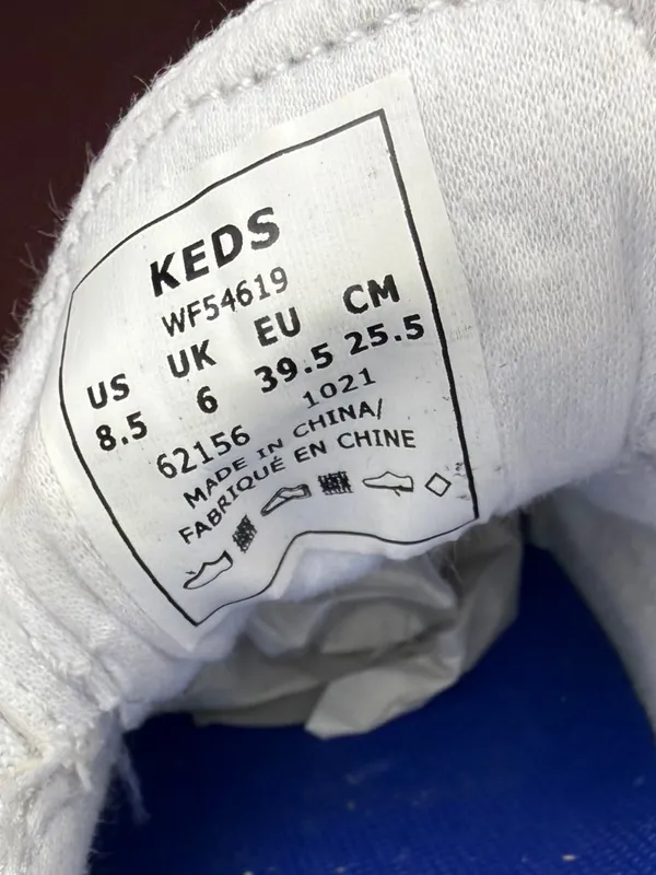 Keds Classic White Slip On Sneakers Size 8.5 - Image 6