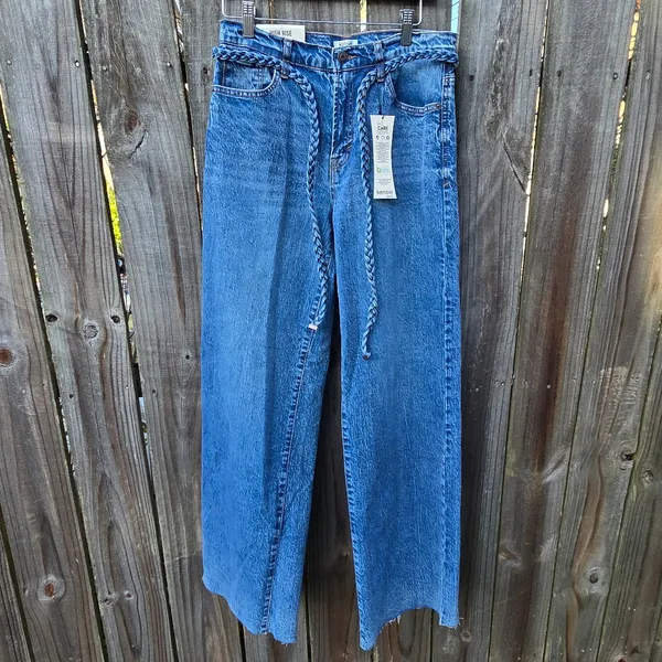 NEW Kensie Carla Wide Leg Blue Jeans 8/29 - Image 4