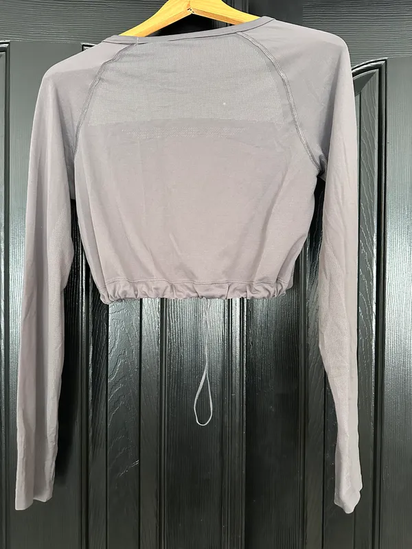 Long Sleeve Cropped Top - Image 2