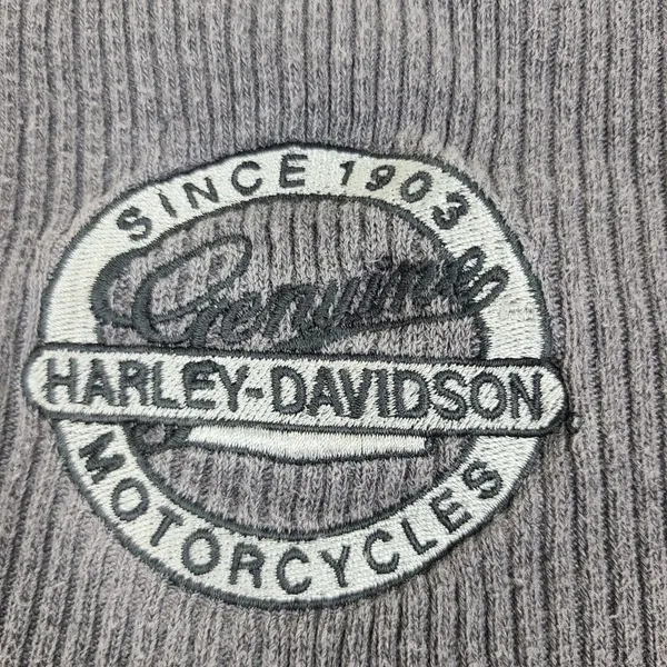 Harley-Davidson Women Sweater Cotton Long Sleeves‎ Gray Size Medium - Image 2