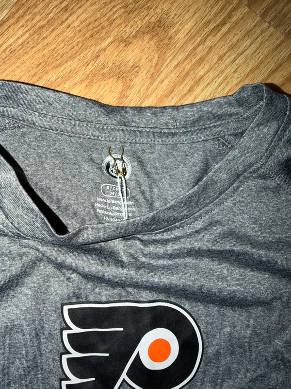 NHL Philadelphia Flyers Gray Long Sleeve Tee - Image 2