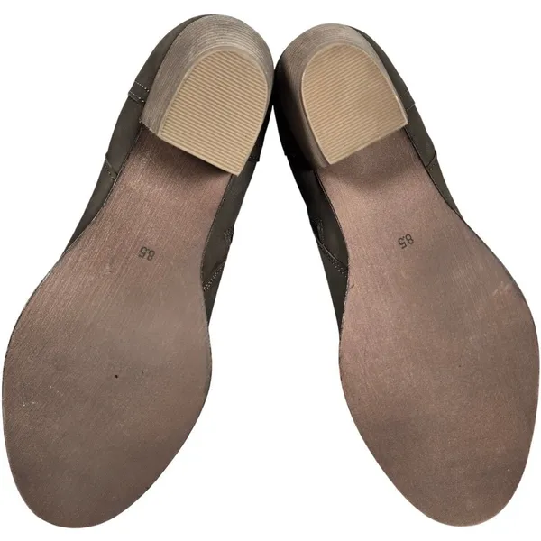 Diba Womens Taupe Sequoia Suede Leather Block Stack Heel Booties‎ 8.5 - Image 8