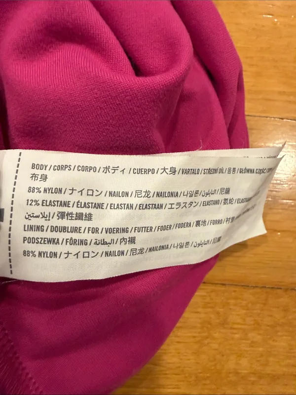 Abercrombie & Fitch soft collection hot pink thong bodysuit size small . - Image 6