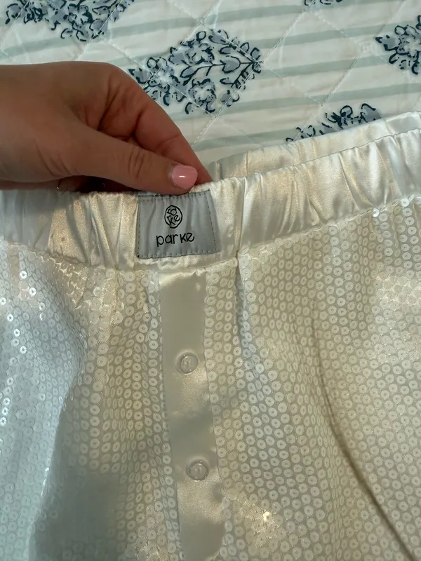 Parke Sequin Shorts - read sizing pls!  - Image 4