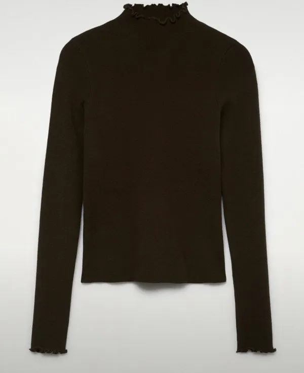 Mango Perkins neck knitting sweater size M NWT - Image 7
