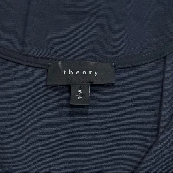 Theory Navy Blue Chic Careerwear‎ Going Out Mini Dress Women’s Size S - Image 7