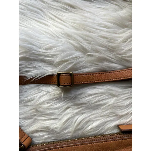 Fossil Brown Leather Crossbody Bag - Image 8
