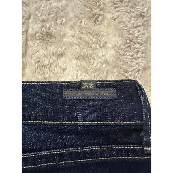 Citizens of Humanity classic 'Ava' dark wash low rise straight leg jeans Size 26 - Image 9