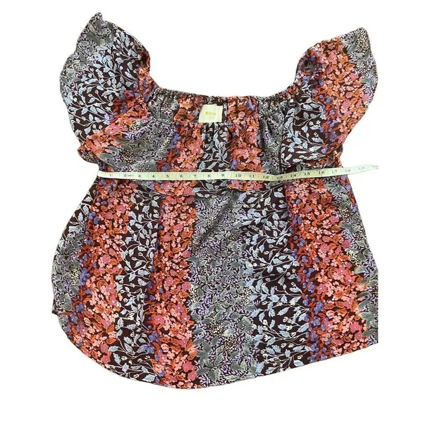 ‎Maeve Anthropologie Vallita Floral Blouse sz medium - Image 6