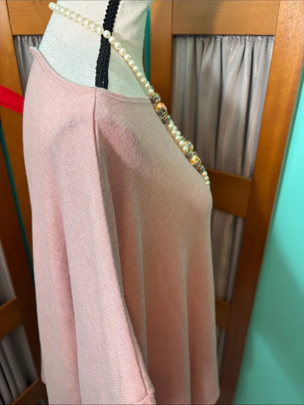 Stella & Dot Dusty Rose Boatneck Tunic Top - Image 4
