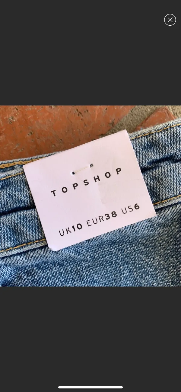 NWT Top Shop Shorts Size US 6 - Image 3
