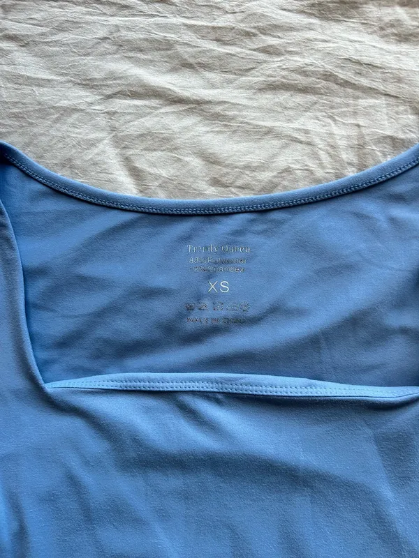 Amazon Blue Square Top - Image 4