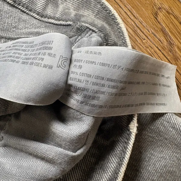 Abercrombie & Fitch The 90s Straight Ultra‎ High Rise Grey Jeans Womens 25/0R - Image 9
