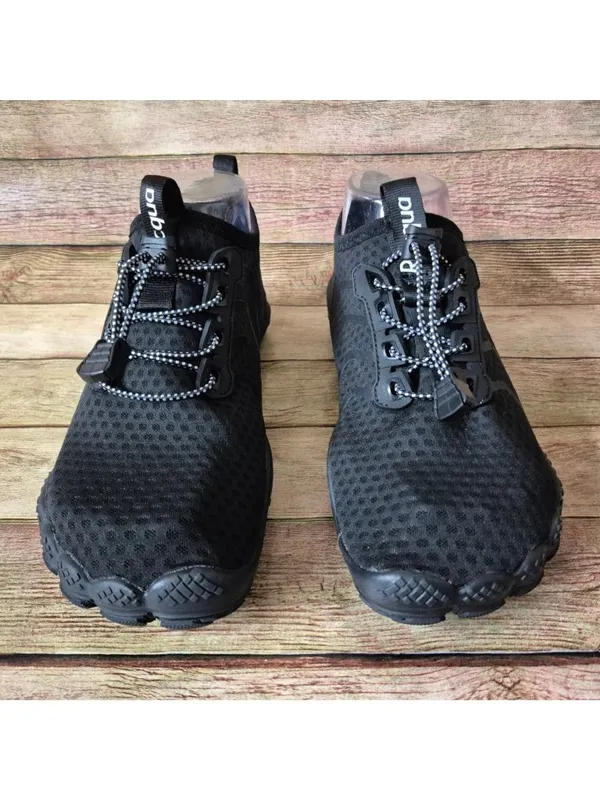Racqua Black Water Shoes Quick Dry Barefoot Water Sport Beach Swim Size M 5 W 8 - Image 3