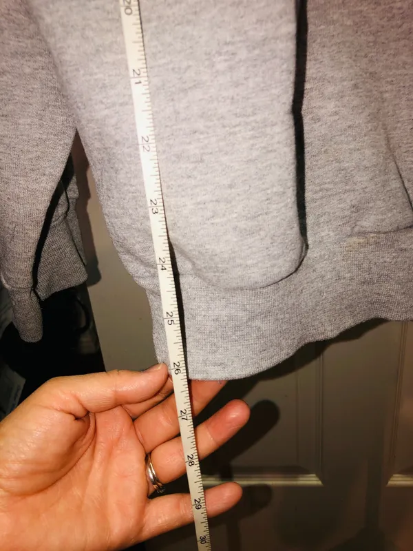 Hoodie Gray Size L - Image 7