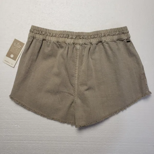 O'Neill Women's 100% Cotton Stevie Shorts in Simply Taupe size XL NWT - Image 6