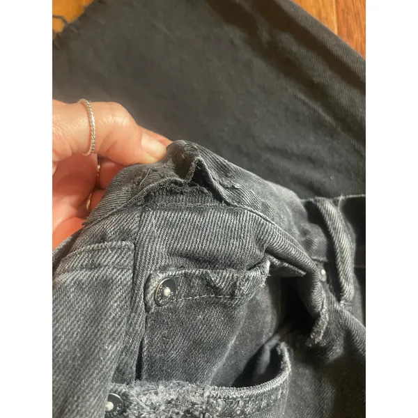 ALL SAINTS Serene Kick Flare Jeans *AS-IS Size 29 Black - Image 10