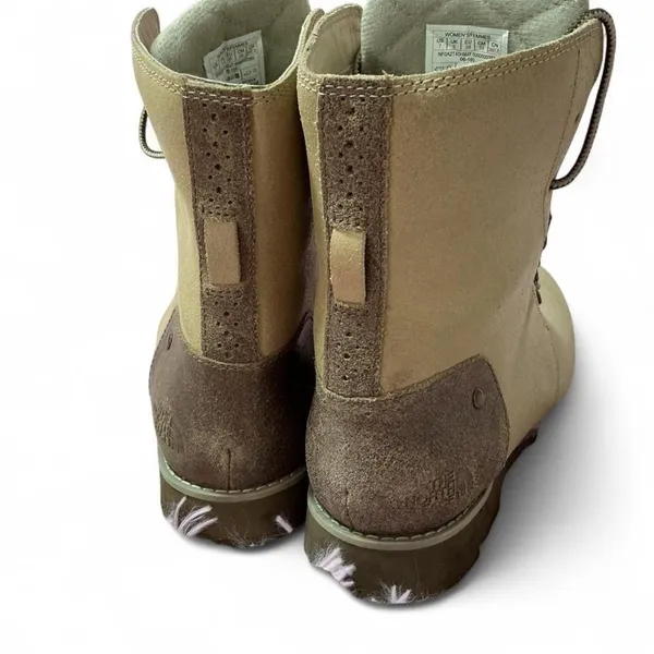 The North Face Tan Brown Suede Ankle Boots Lace‎ Up Womens 7 Granola Girl - Image 4