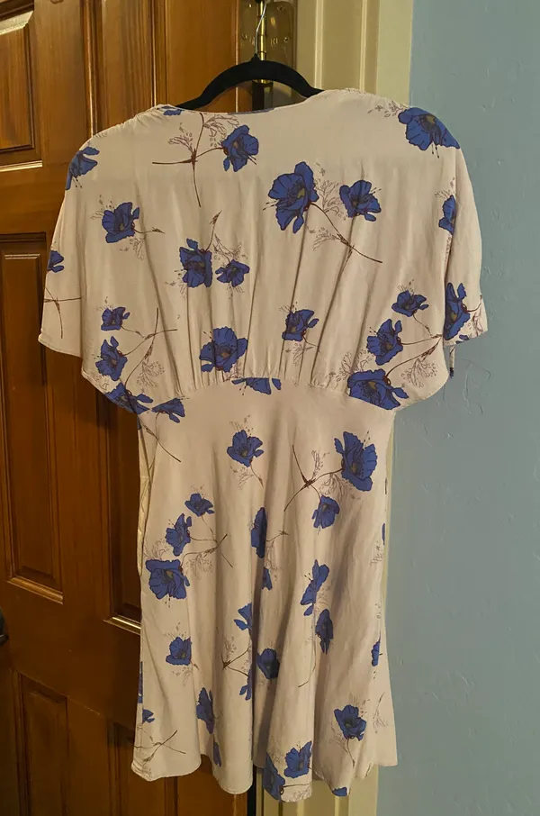 Free People Melanie Dress Blue Flowers - Image 6