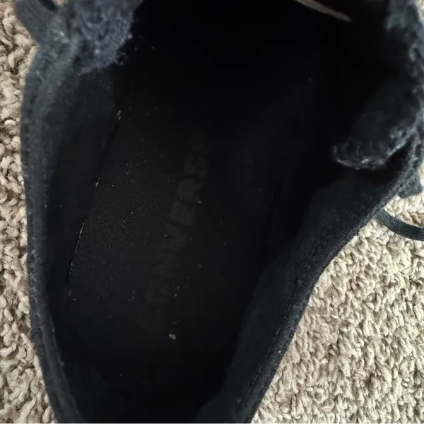 Converse All Star Espadrille Platform Shoes Size 6 in Black - Image 7