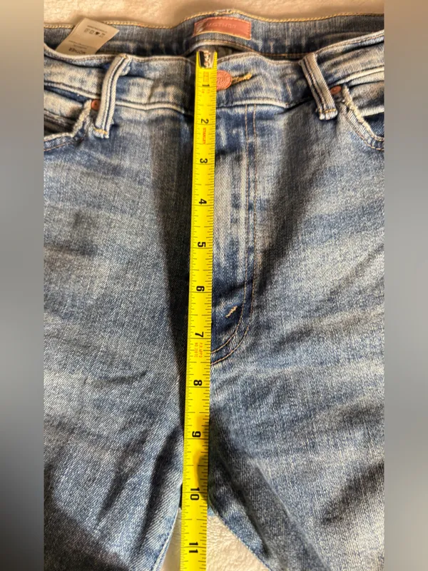 MOTHER The Rascal Ankle Fray Denim jeans size 30 - Image 10