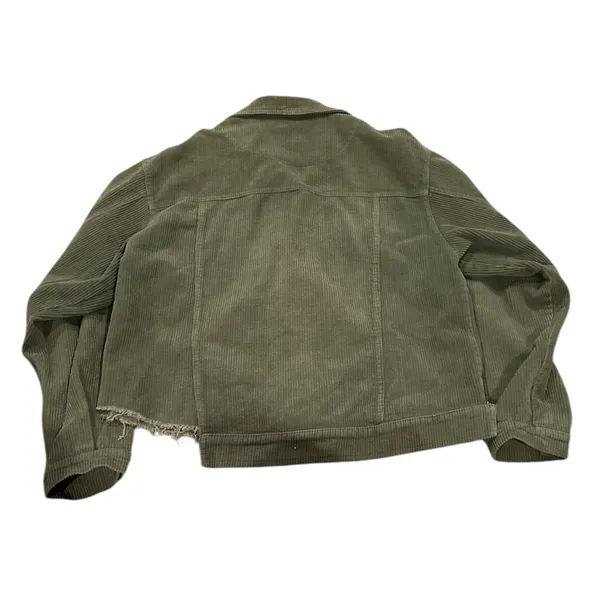 POL Olive Green Goblincore Corduroy Jacket M - Image 4