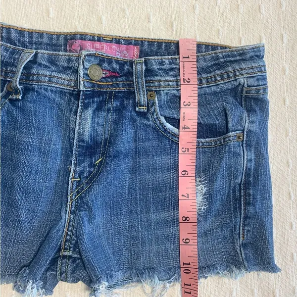 Levis Super Low Boot Cut 518 Jeans Shorts Size‎ 7M - Image 6