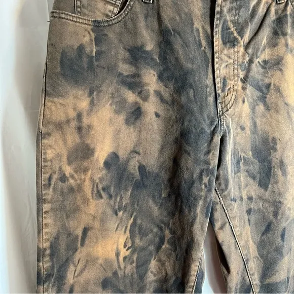 Levi’s 550‎ Black Acid Wash Mom Jeans Size 14 L High Waist Y2K Grunge 90s Rust - Image 6