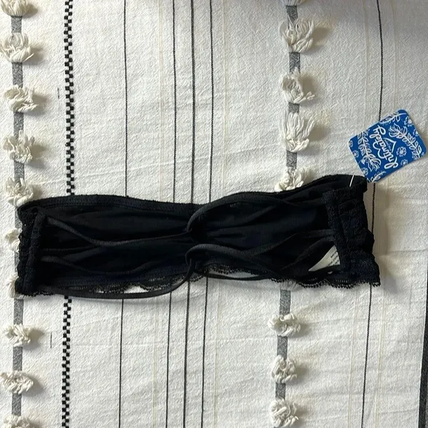 nwt // free people strappy lace bandeau - Image 3